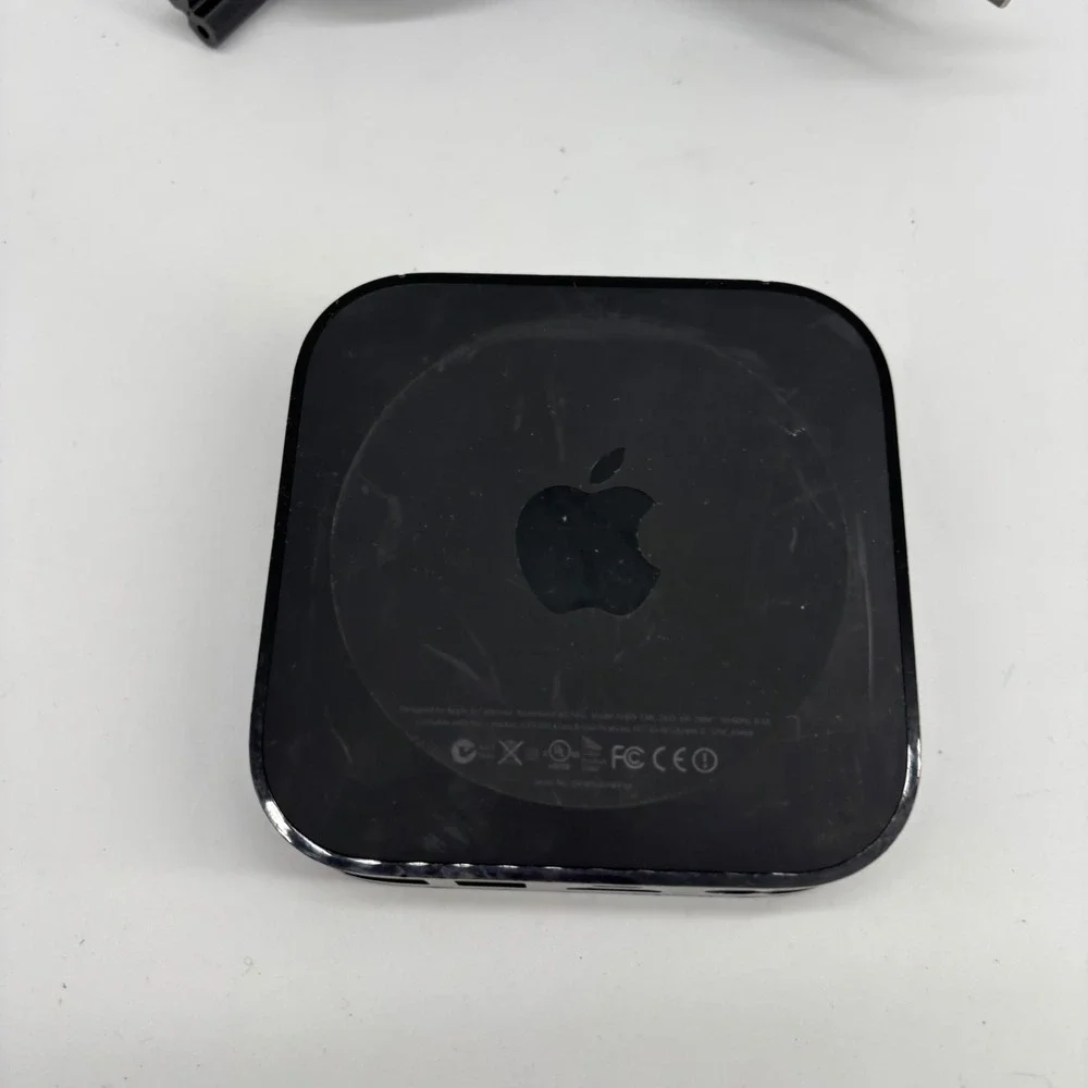 Apple TV‎ 3rd Generation A1469 Black HD Media Streamer & Power Cable untested